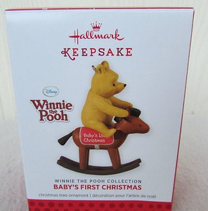 winnie the pooh baby first christmas ornament