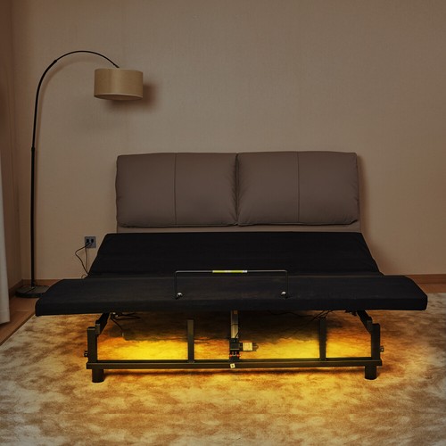 Queen Adjustable Bed Base Frame Wireless Remote Quiet Motor Ergonomic Electric - Picture 15 of 16