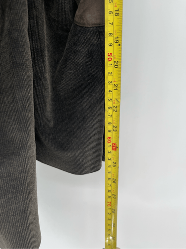 Ralph Lauren Chaps Blazer Corduroy Men Size 46 R Brown Elbow Patches - Picture 8 of 12
