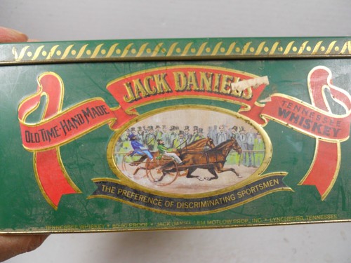 Vintage Jack Daniels Old No. 7 Tennessee Whisky Poker Spiel Motiv Leer Blechdose - Bild 11 von 21