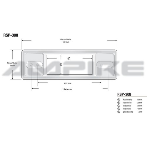 RETROSOUND RSD-CHROME-6DAB "MOTOR-6DAB" DAB+ Juego completo "Chrome" con accesorios  - Imagen 12 de 12