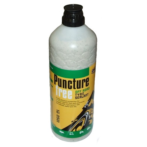 12 X OKO SELLADOR DE NEUMÁTICOS 1,25 L botella todoterreno antipinchazos 1250 ml pinchazos - Imagen 1 de 4