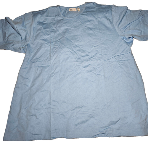 T-shirt Denim & Co Essentials cotone jersey oversize scollo a scoop colore a scelta A60263 - Foto 3 di 11
