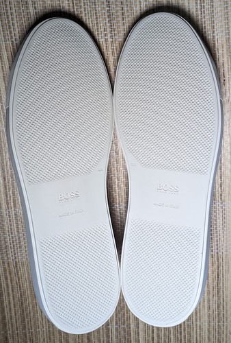 Hugo Boss Zapatillas Mirage Tenn sdhb cuero azul oscuro Hecho en Italia - Imagen 18 de 36