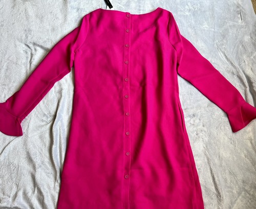 Banana Republic Hot Pink Flutter Sleeve Mini Dress - Picture 3 of 5