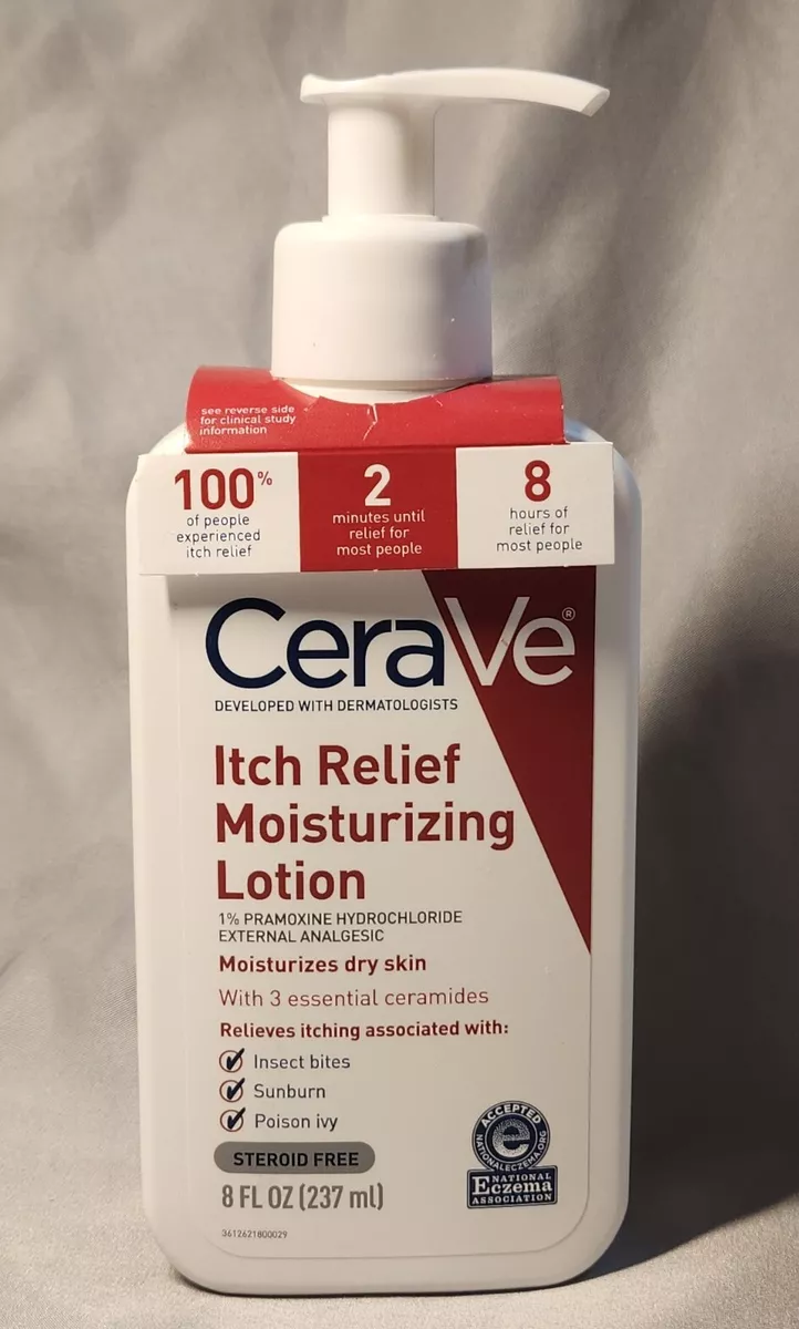 Cerave Itch Relief Moisturizing Lotion w Essential Ceramides 8