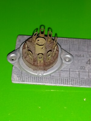 2 Supports De Socket En Bakélite Pour Tube Noval - Neufs, Câblage électronique