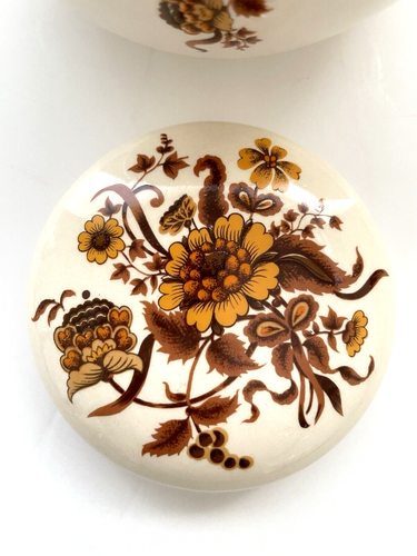 Ginger Jar With Lid Vintage James Sadler & Sons c1960's Mid Century - Picture 4 of 5
