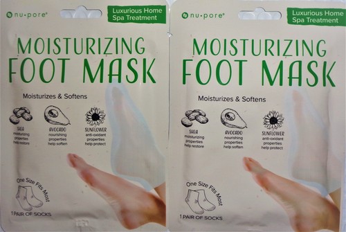 Nu-Pore ( Moisturizing Foot/Hydrating Hand) Mask Lot of 1, 2, 3, 6 (1 pair )Ea.* - Picture 3 of 9