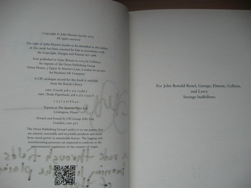 John Hornor Jacobs The Incorruptibles Double Signed Lined Publication Dated 1st - Picture 3 of 7
