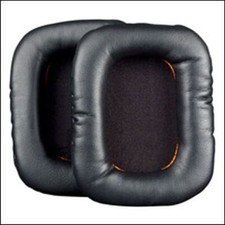 REPLACEMENT SET. of Leather Ear Cushion for Mad Catz AX 720 Gaming Headset I...