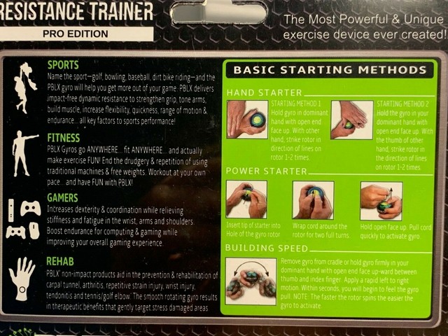 Dynaflex Pro Sports Gyro Wrist Exerciser 10000 for sale online