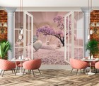 3D Tree Flowers I7457 Wallpaper Mural Self-adhesive Removable Sticker Erin