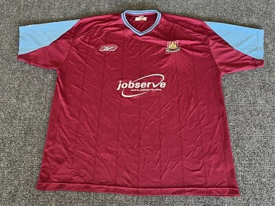West Ham United Reebok Home Football Shirt Jersey 2093/2004