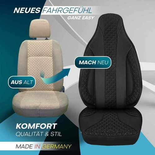 Pilot Wohnmobil Sitzbezüge passend für Entegra C C 6000 (Schwarz) - Bild 6 von 11