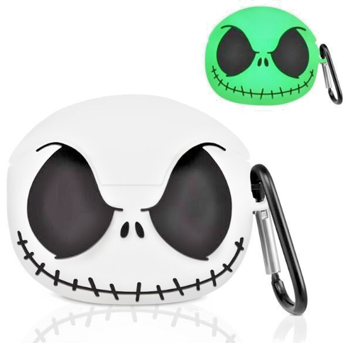 NBC Disney JACK SKELLINGTON Glow in Dark 3D Airpod Pro/Pro2 Case New