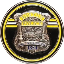 BL18-011 Boston Police Hockey Special Security Detail Stadium Detail Challenge C