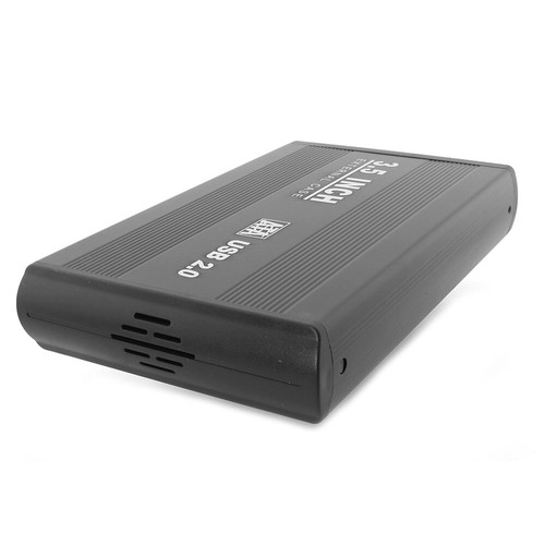 US 3.5 Inch SATA Hard Drive Enclosure USB 2.0 External Case Black - Picture 3 of 6