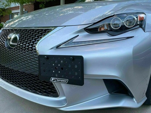 Bumper Tow Hook License Plate Mount Bracket For Lexus IS 06-20/excl F Sport bump - Picture 8 of 24