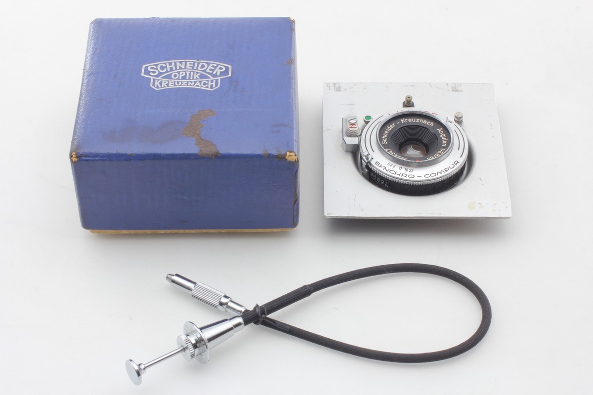 LINHOF リンホフ テヒニカ 中判カメラ ANGULON 65mm F6.8 Linhof Schneider Angulon 65mm f6.8 View Lens for 6x9