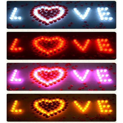 Flickering LED Candle Tea Light Tealight Flameless Wedding Xmas Battery Included - Picture 5 of 10