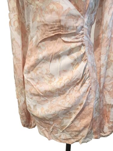 NWT Rumer Revolve Women Isola Pink Floral Mini Dress XS White Party Work Wedding - 第 5/14 張圖片