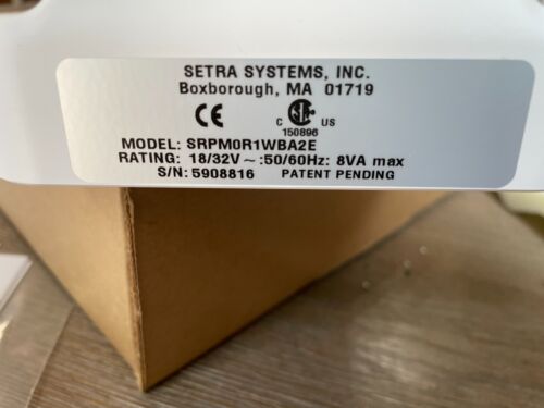 SETRA SRPM-0R1WB-A2-E Room Pressure Monitor NEW - Picture 6 of 7