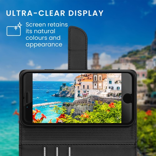 Funda con Tarjetero para Apple iPhone SE 2022 2020 8 7 de Cuero sintético - Imagen 6 de 8
