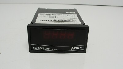 Omega DP2000-F5 omegarometer input signal 199.9v power 120v 7 watt