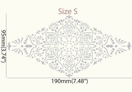 Diamond Stencil Mandala Large Wall Paint Furniture Home Reusable Crafts Art DL41 - Picture 11 of 17