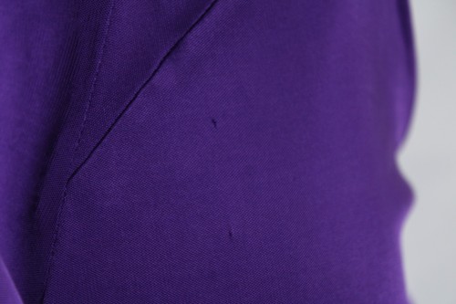 EMILIO PUCCI Violet Purple Jersey Gold Buckle Detail Cut Out Sheath Dress 40 - Picture 15 of 20