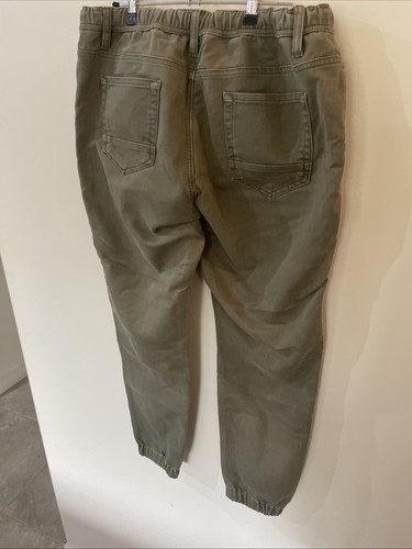 Connor Mens Cuffed Pants 34 Olive Green - Bild 3 von 5