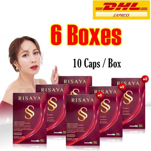 6 Scatole RISAYA SS Integratore Alimentare Prodotto 10 Capsule - Foto 1 di 11