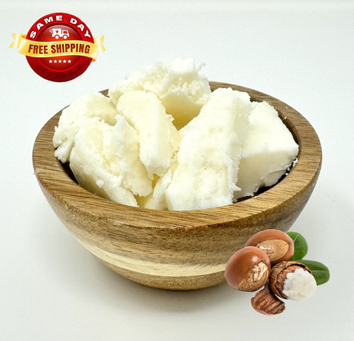 SHEA BUTTER REFINED ORGANIC by H&B Oils Center COLD PRESSED FROM GHANA RAW 4 OZ - Picture 2 of 12