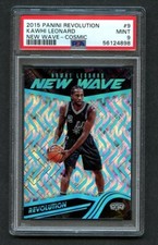 2015 Panini Revolution New Wave Cosmic /100 KAWHI LEONARD #9 PSA 9 MINT