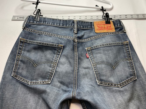 Levi's jeans mens 30 x 30 513 slim straight blue work - Picture 6 of 13