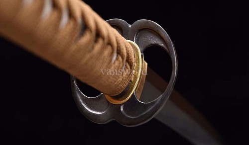 T10 Steel Sakabato Katana Reverse Edge Sharp Japanese Samurai Sword Brass Tsuba. - Picture 6 of 10