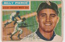 1956 Topps #160 Billy Pierce (Crease) Poor