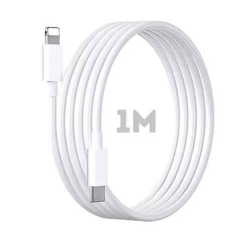 Caricabatteria rapido 20W + cavo di ricarica 1m per iPhone X XS XR 11 12 13 14 Plus Pro Max - Foto 7 di 8