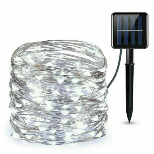 LED Solar String Lights Outdoor Garden Yard Decor Lamp Waterproof Fairy Light US - Picture 14 of 16
