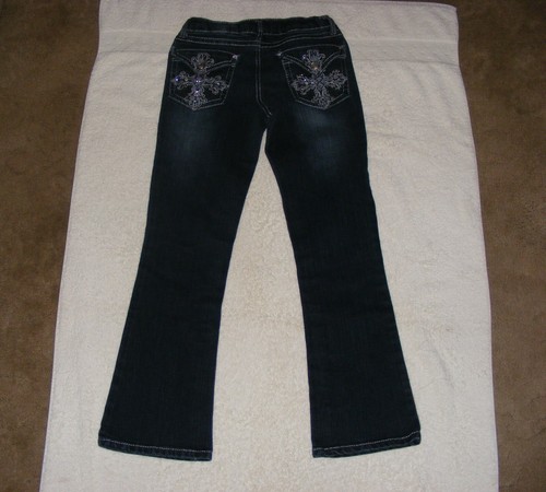 Mudd Blue Jeans Strass Bootcut - Größe 12 - Bild 5 von 7