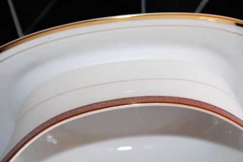 CROWN EMPIRE FINE CHINA EMPRESS DINNERWARE GRAVY BOAT ATTACHED UNDERPLATE JAPAN - Picture 8 of 9