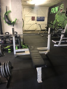 Sportesse Olympic Flat Bench Press Spotters Stand Commercial