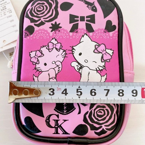 Sanrio Charmmy Charmy Kitty Bag Pouch Case Enamel Pink Wink Character Kawaii JP - Picture 20 of 24