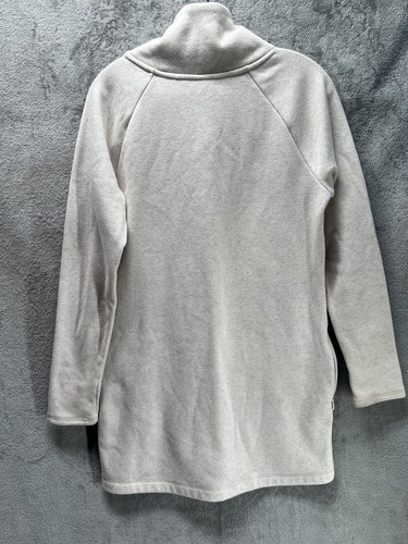ATHLETA Cozy Karma Asymmetrical Sweater Dress Size Small Oatmeal Heather #383427 - Picture 5 of 7