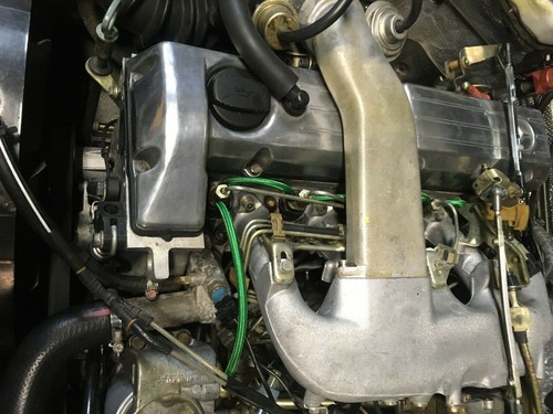Premium OM603 Mercedes Green Braided Viton Diesel Return Lines (Biodiesel Safe!) - Picture 6 of 6