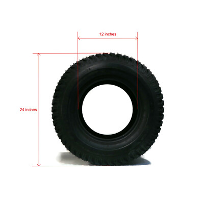 【Taira】 Pack of 2) Genuine OEM Kenda Tire 24x12.00x12 for John Deere