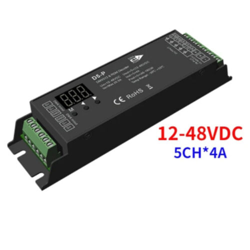 4/5 Channel PWM DMX Decoder DMX512 Controller Digital Display For RGB RGBW STRIP - Picture 12 of 12