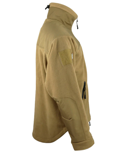 COYOTE DEFENDER TACTICAL FLEECE MENS JACKET MILITARY ARMY STYLE WARM COMBAT TOP - Picture 3 of 4