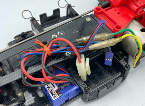 For parts TAMIYA TA-02 TA02 FRP chassis with motor and ESC vintage rare - Picture 9 of 16